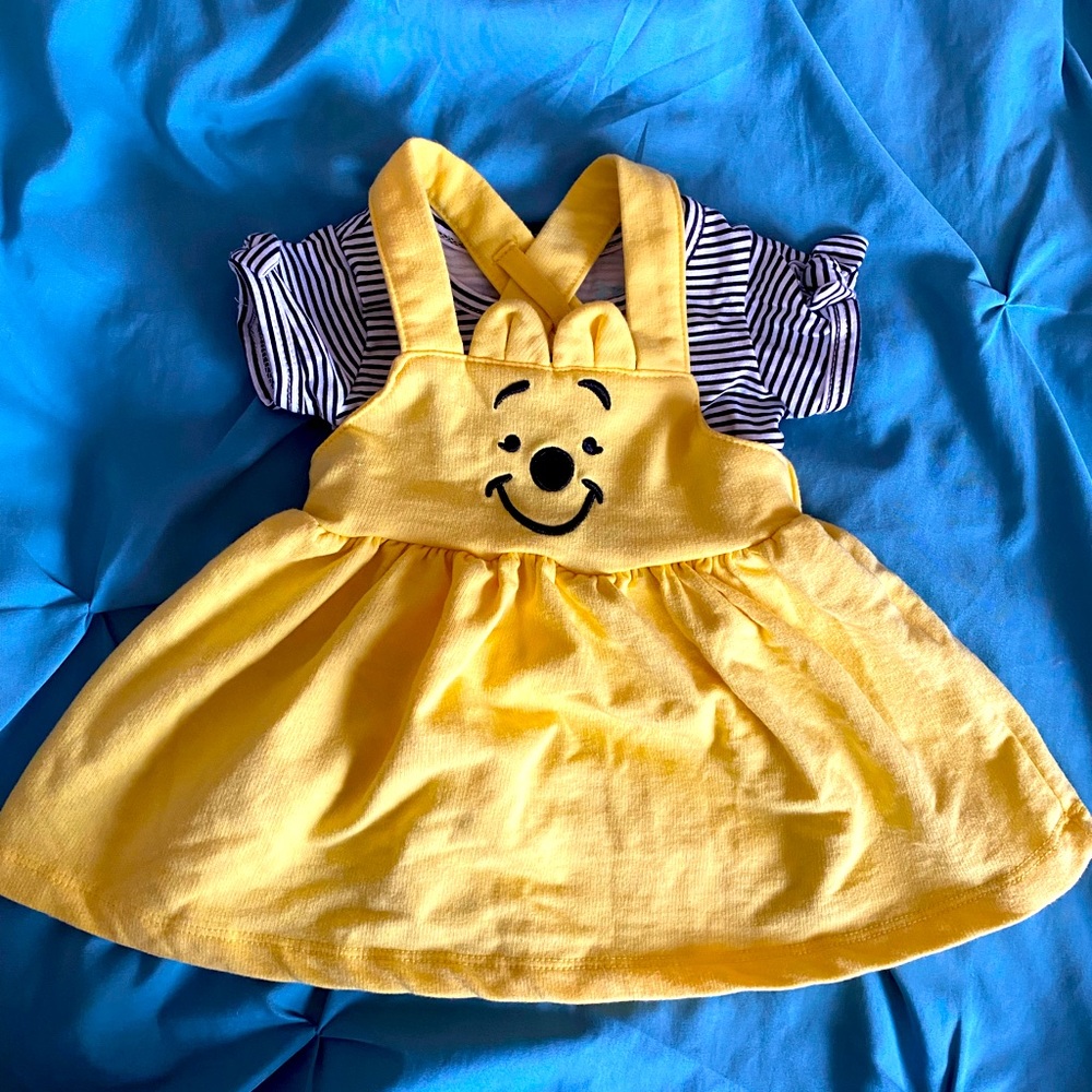 Winnie the Pooh dress and shirt set